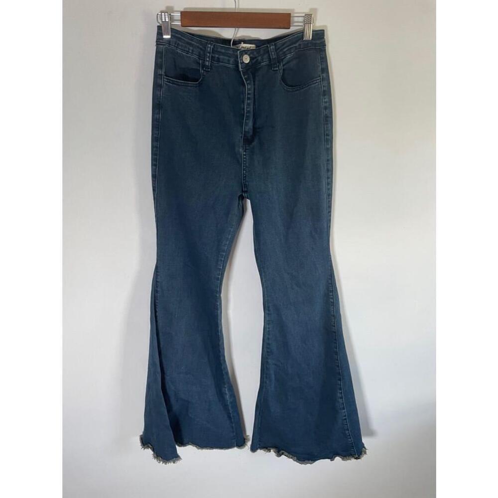 Three Bird Nest Blue Flare Jeans